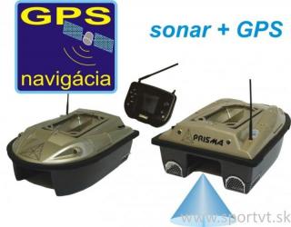 Zavážacia loďka+sonar+GPS