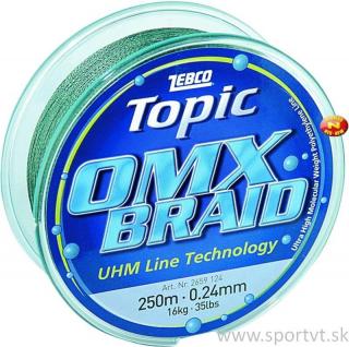 Spletaná šnúra Topic OMX Braid